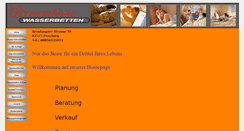 Desktop Screenshot of dreamtime-wasserbetten.de